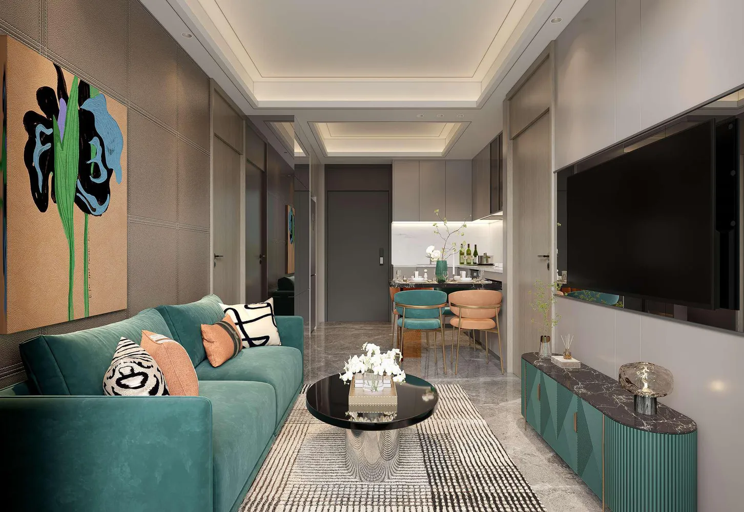 Апартаменты 2BR 52 м² — Fantasea Condo Rawai, 7 этаж